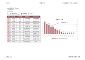 帕雷托分析 簡約紅灰 企業用版 EXCEL