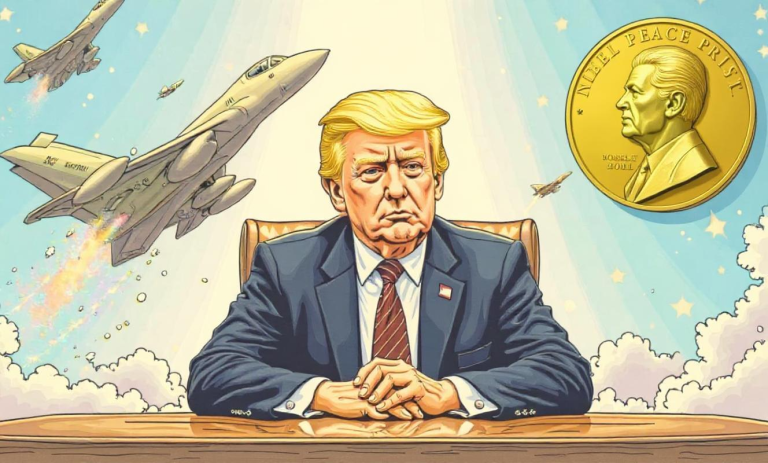 暴力 和平 主義： 川普 用轟炸機角逐 諾貝爾和平獎
