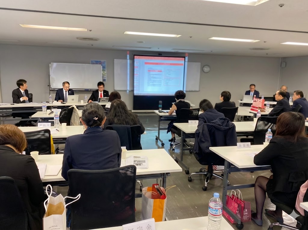 協助台灣人壽對接日本住友生命的交流現場