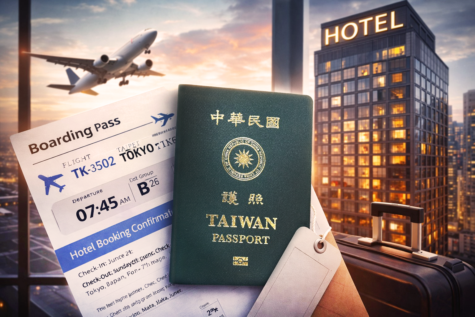 航班及飯店資訊