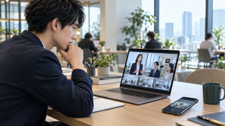 Z 世代求職者觀看公司招募影片並評估企業